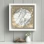 Personalised Map With White Circle Background, thumbnail 5 of 10