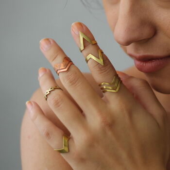Gold Triangle Ring, 3 of 5