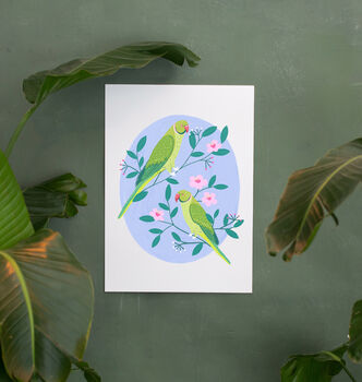 Parakeets Art Print, 7 of 10
