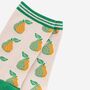 Women's Pear Fruit Bamboo Socks, thumbnail 4 of 4