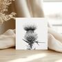 Scottish Thistle Greeting Card, thumbnail 3 of 6