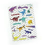 Dinosaur Sticker Sheet Pack Of Three Sheets A5, thumbnail 4 of 5