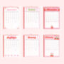 Strawberry Academic Calendar 2025, thumbnail 3 of 4