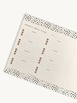 A4 Weekly Meal Planner Pad With Tear Off Shopping List, 2 of 4