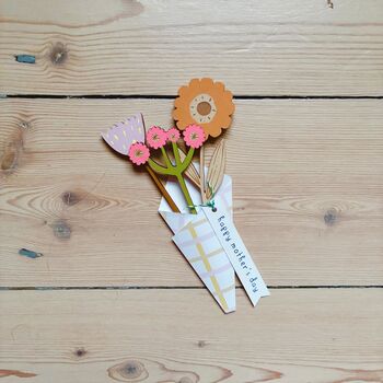 Hand Painted Spring Flower Bouquet, 4 of 4