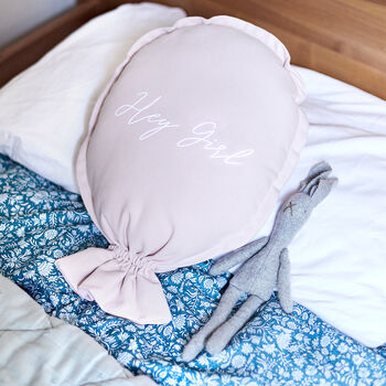 Personalised New Baby Balloon Cushion, 3 of 8