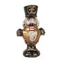 15cm Nutcracker Ornament – Festive Xmas Bust Figurine Decoration, thumbnail 1 of 12