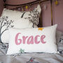 Personalised Name Cushion With Stars, thumbnail 3 of 7