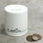 East Of India Porcelain Money Box Keep The Change, thumbnail 1 of 2