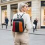 Multi Coloured Genuine Leather Backpack, thumbnail 1 of 4