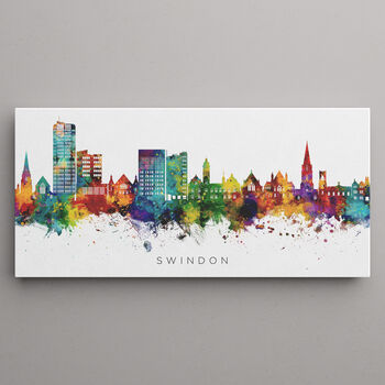 Swindon Skyline Cityscape Art Print, 2 of 12