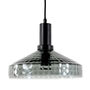 Delilah Smoked Grey Glass Pendant Light, thumbnail 3 of 4