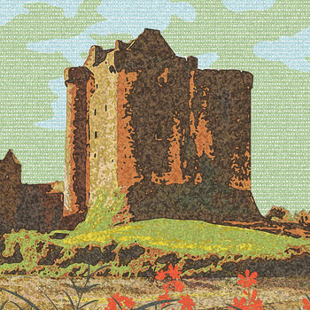 Doune Castle Scottish Poster Print, 3 of 3