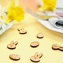 Easter Egg And Bunny Wooden Table Confetti, thumbnail 1 of 2