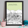 Personalised Worcester Graduation Gift Print, thumbnail 5 of 9
