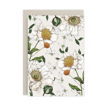 Spring Blossom Grey Botanical Card, 2 of 2