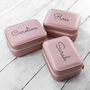 Personalised Pink Travel Jewellery Case, thumbnail 10 of 10