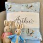 Peter Rabbit© Name And Date Cushion, thumbnail 3 of 3