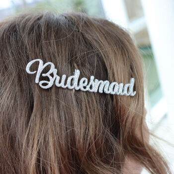 Personalised Wedding Hair Clip, 10 of 12