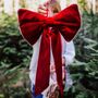 Decorative Hanging Fabric Door Bow, thumbnail 6 of 12