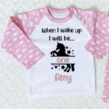 Personalised Birthday Pyjamas | When I Wake Up I Will Be, 2 of 2