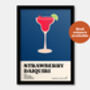 Strawberry Daiquiri Cocktail Print, thumbnail 7 of 7