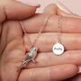 Sterling Silver Budgie Necklace, thumbnail 1 of 11