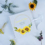 Personalised Sunflower Wedding Guest Book, thumbnail 2 of 6