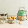 Two Tier Tiffin Box / Hand Painted Dabba Indian Style, thumbnail 2 of 4