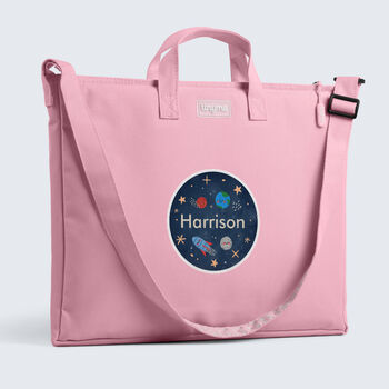 Personalised Space Design Kids Book Bag, 8 of 9