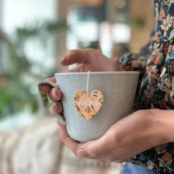 Personalised Wedding Heart Tea Tin, 6 of 6