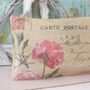 French Postcard Rose Design Gift Pillows, thumbnail 7 of 8
