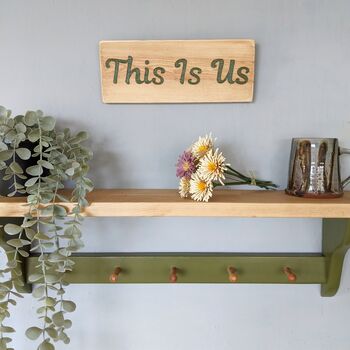Hand Painted This Is Us Family Kitchen Sign, 3 of 3