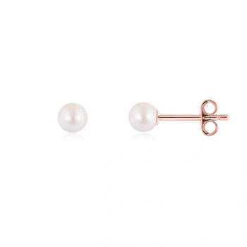 Freshwater Pearl Stud Earrings, 4 of 6