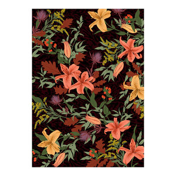 Peach Lily Giclee Wall Print, 5 of 7