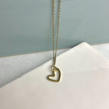 Heart Cut Out Necklace, 3 of 6