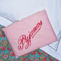 Pink Linen Pyjama Case, thumbnail 1 of 1