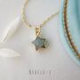 Aquamarine March Birthstone Star Necklace, thumbnail 6 of 12