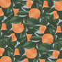 Orange Fruit Leaf Paper, thumbnail 3 of 4
