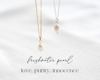 Mother Of The Bride Pearl Necklace – Wedding Gift For Mum, Freshwater Pearl Jewellery, Bride Mum Gift Idea, 6 of 11