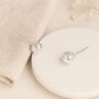 Sterling Silver Hammered Ball Stud Earrings, thumbnail 3 of 7