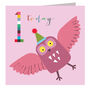 Owl 1st Birthday Card, thumbnail 2 of 4