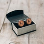 Daddy And Child Bear 'Since…' Personalised Cufflinks, thumbnail 3 of 7