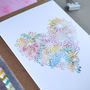 Floral Watercolour Heart | Birthday Card For A Friend, thumbnail 2 of 6
