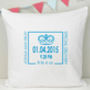 Personalised Baby Birth Details Cushion, thumbnail 3 of 3