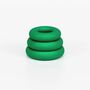 Triple O Candleholder: Forest Green, thumbnail 2 of 4