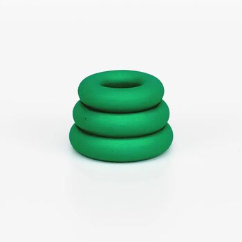 Triple O Candleholder: Forest Green, 2 of 4