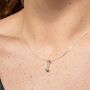 Sterling Silver Bone Charm Necklace, thumbnail 1 of 5