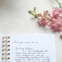 Personalised Birthday Letters To My Baby Foil Notebook, thumbnail 12 of 12