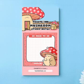 Mushroom Sticky Notes | Cute Stationery, 5 of 5